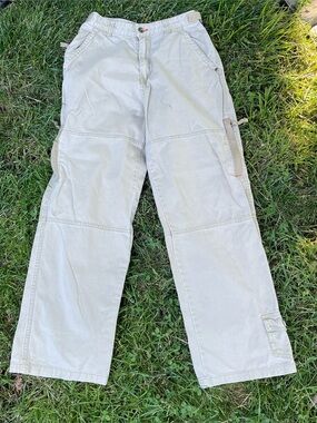 Y2k brown Plugg baggy cargo pants 27x29.5